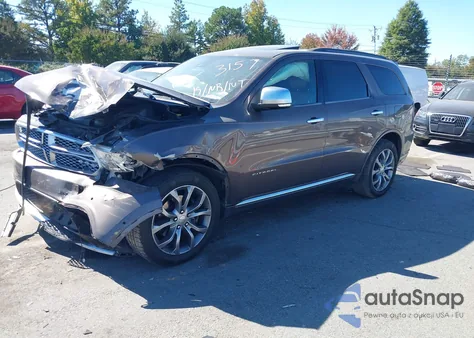 2018 Dodge Durango Citadel Anodized Platinum Rwd from USA, damaged, VIN 1C4RDHEG0JC143157